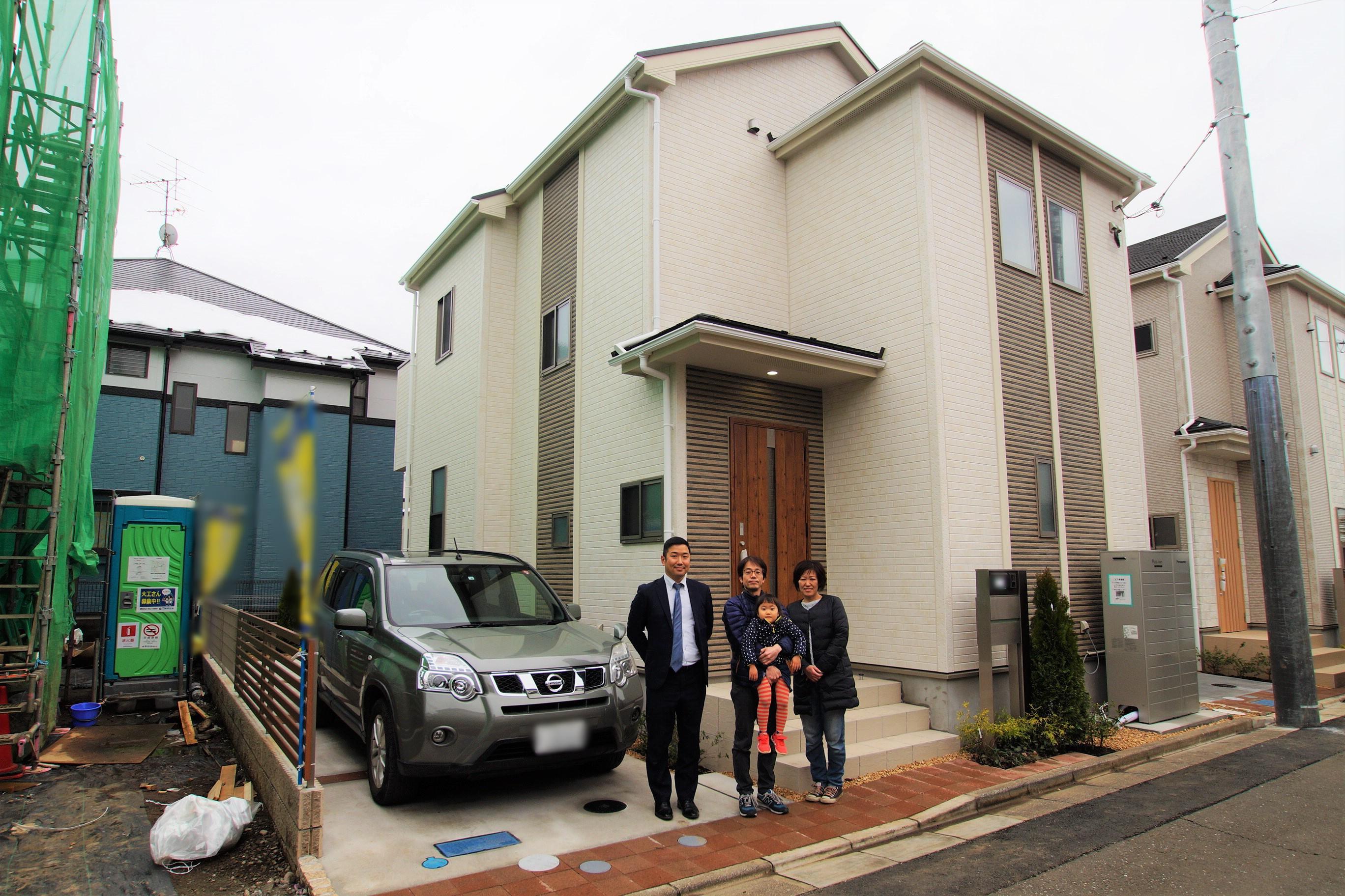 東村山市で新築一戸建てをご購入していただいたＨ様